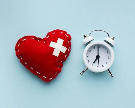 Time healing concept top view. High quality and resolution beautiful photo .. Stock Photos