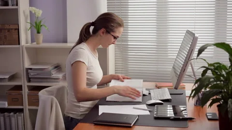 Time for homework Stock Footage 52017351