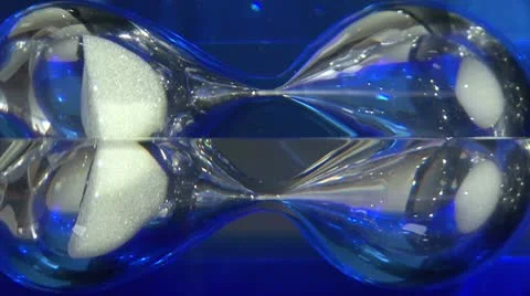 Time in  the hourglass Stock Footage 10825548