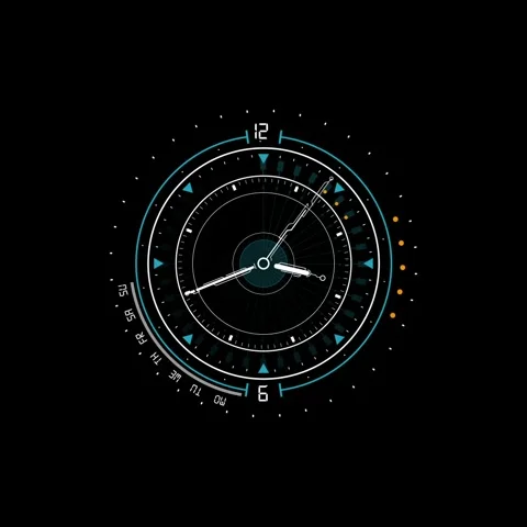 TIME hud Stock Footage 249499107