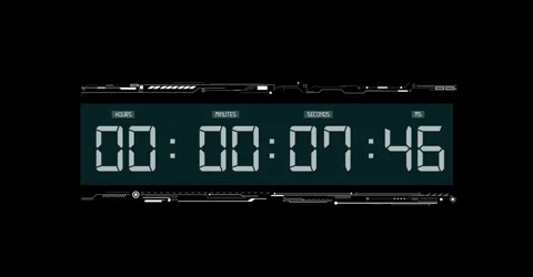 TIME hud Stock Footage 249499121