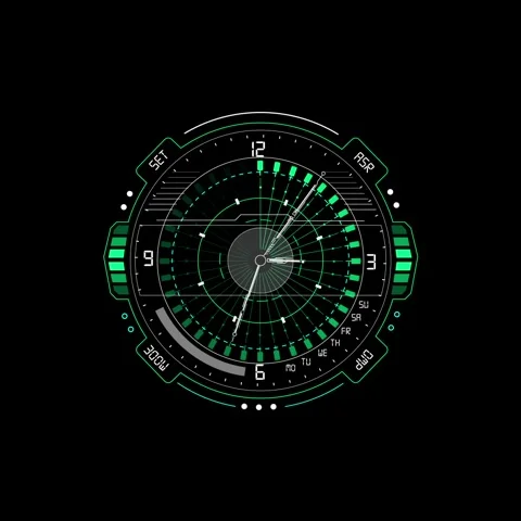 TIME hud 動画素材 249499130