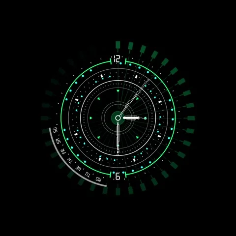 TIME hud Stock Footage 249499145