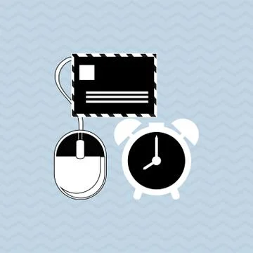 Time icon design Stockillustratie