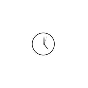 Time icon design. Task time icon in modern outline style design. Vector イラスト素材