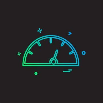 Time icon design vector Stock Illustration