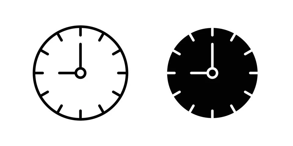 Time icon graphic design. web icons vectors 스톡 일러스트
