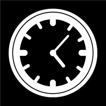 Time icon Stock Illustration