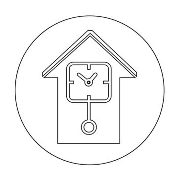 Time icon Illustrazione stock