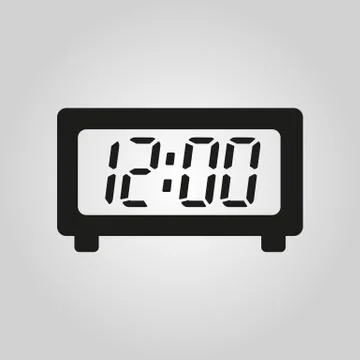 Time icon. Time and watch, timer symbol. UI. Web. Logo. Sign. Flat design. App Stock Illustration