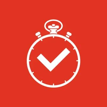 Time icon. Time and watch, timer, 24 hours symbol. UI. Web. Logo. Sign. Flat 스톡 일러스트
