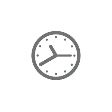 Time icon vector. Element for your design Stock Illustration