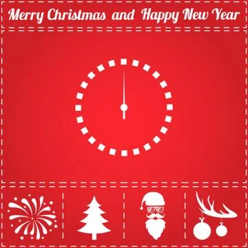 Time Icon Vector Illustrazione stock