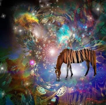 Time is Illusion Stock Illustration