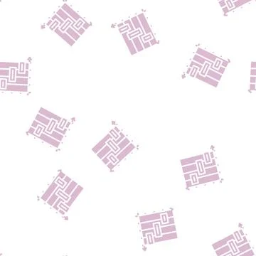 Time intervals erp glyph vector seamless pattern 스톡 일러스트
