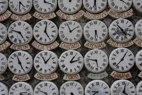 Time invasion Stock Photos