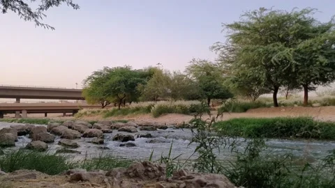 Time Labs Wadi Namar Park, Riyadh, Saudi Arabia Stock Footage 197371699