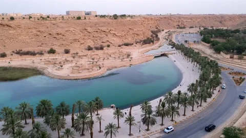 Time Labs Wadi Namar Park, Riyadh, Saudi Arabia Stock Footage 197371703