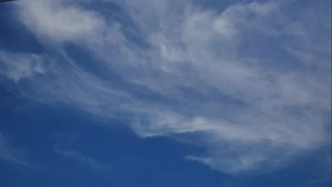Time-lampe white cloud on blue sky. Stock Footage 221110512