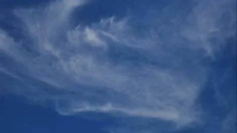 Time-lampe white cloud on blue sky. Stock Footage 221110515