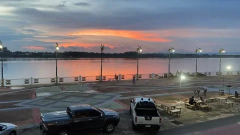 Time-lape with sunset. Stock Footage 201245584