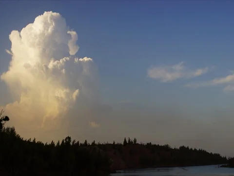 Time laps amazing clouds Stock Footage 74356778