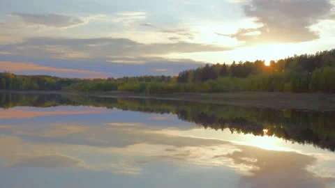 Time laps beautiful sunset Stock Footage 162416157