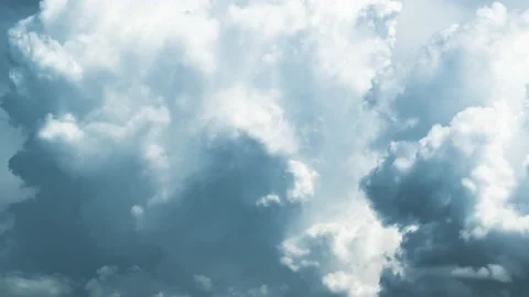 Time laps of blue sky and white clouds Stock Footage 219671883