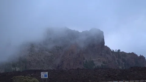 Time Laps clouds mountains Stock Footage 97795735