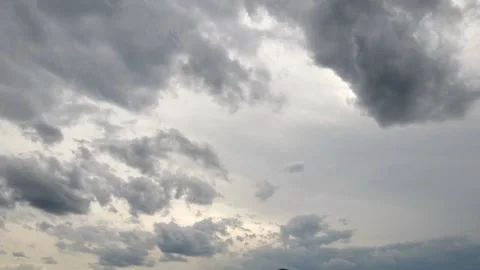 Time laps of the clouds before a storm Stock Footage 130821265