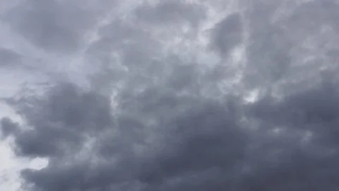 Time laps of dark brewing clouds Stock Footage 99118247