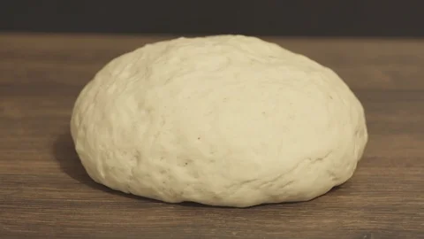 Time laps. the dough rise Stock Footage 97592349
