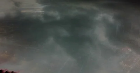 Time laps of the evening city under the clouds, video loop Video stock 83836478