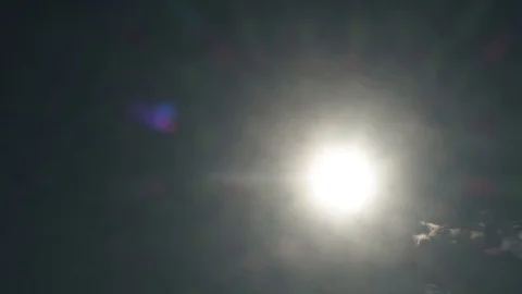 Time-laps of gray clouds floating in the sky. Video stock 129907231