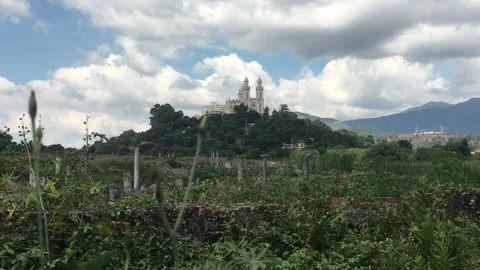 TIME LAPS HD FOR Saint Augustine Church Annaba, Algeria Stock Footage 155449936