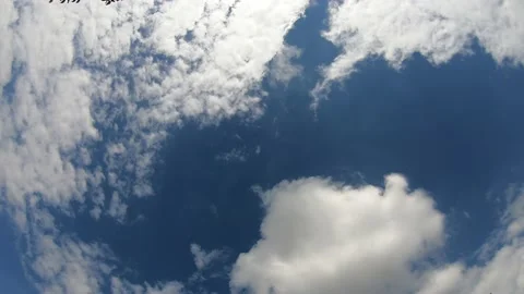 Time laps landscape, the movement of the clouds Stock Footage 142311083