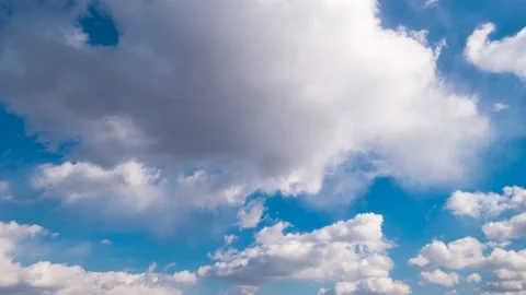 Time laps that many clouds are far away in the blue sky. 스톡 동영상 145927506