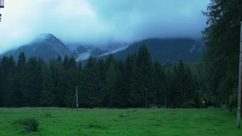 Time laps of mountains in Austria Stock Footage 81099178