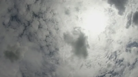 Time laps Movement of white clouds Stock Footage 111905103