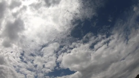 Time laps Movement of white clouds Stock Footage 111905317
