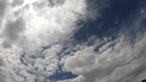 Time laps Movement of white clouds Stock Footage 111905414