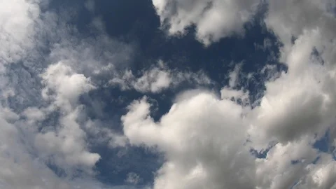 Time laps Movement of white clouds Stock Footage 111905429