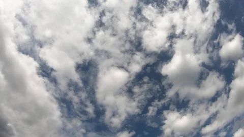 Time laps Movement of white clouds Stock Footage 111905436