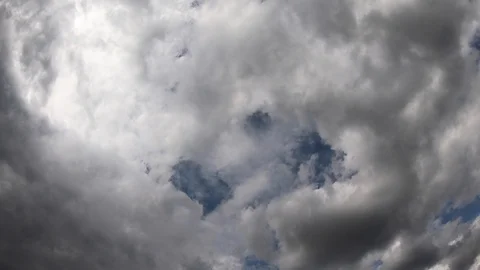 Time laps Movement of white clouds Stock Footage 111905502