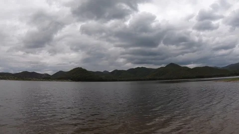 Time laps Movement of white clouds Stock Footage 111905616