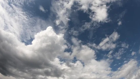 Time laps Movement of white clouds Stock Footage 111905653