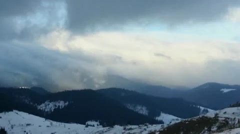 Time laps of moving clouds in mountains 動画素材 11197305