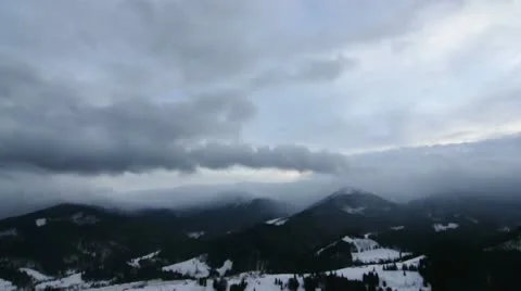 Time laps of moving clouds in mountains 動画素材 11197357