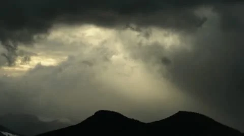 Time laps of moving clouds in mountains 動画素材 11197624