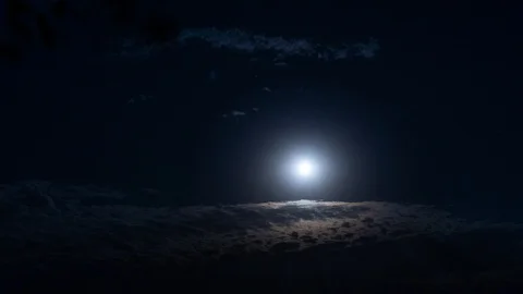 Time Laps, night sky with clouds Stock Footage 114830886